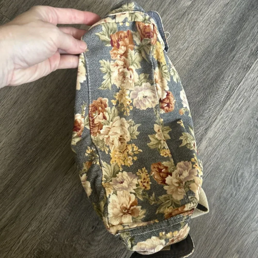 Vintage 80s Y2K Bongo  Shoulder Bag Purse Roses Grunge Cottage Fairy